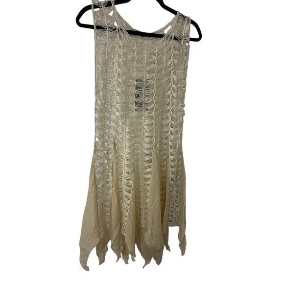 NWT Pretty Angel boho festival flowy dress layered textured fairycore sz M - Picture 3 of 6